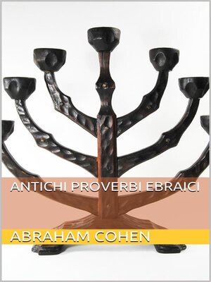 cover image of Proverbi ebraici antichi (translated)